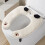 Samt-Toilettensitzbezug mit elastischem Rand, 41 x 38 cm 1