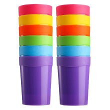Gobelets en plastique 400 ml (13,7 oz) - Lot de 12 - Sans BPA