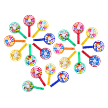 20 Stück Windmühlen-Spielzeug aus Kunststoff für Kinderpartys