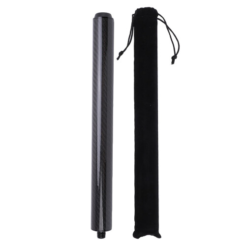 Pool Cue Extender Carbon Fiber 12 Inch
