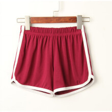 Shorts femininos de cintura alta para praia, esportes, corrida e ioga. Calças casuais.