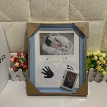 Rammesett for babyens hender og fotavtrykk