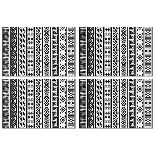 Σουπλά Boho Linen Blend Σετ 4 τεμαχίων, 12x18 ίντσες