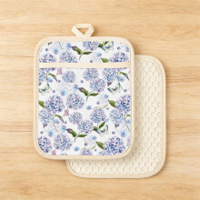 Blumentopfhalter aus Baumwolle und Silikon, 7" x 9"