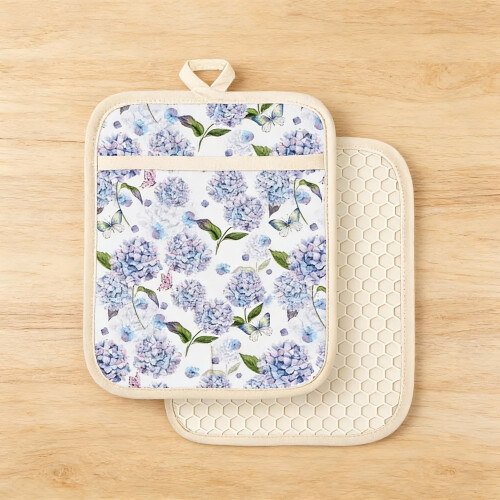 Blumentopfhalter aus Baumwolle und Silikon, 7" x 9"