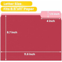 Manila-Aktenordner, DIN A4, Neonpink, 100er-Packung