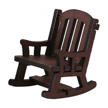 Durable Red Wooden Rocking Chair for Kids Indoor & Outdoor Use,Safe and Comfortable Design,Easy Assembly