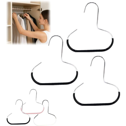Kleiderbügel aus Stahl – Rostbeständig, 3er- oder 6er-Packung