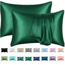 Örngott i satin för hår och hud, 20x30 tum, 2-pack
