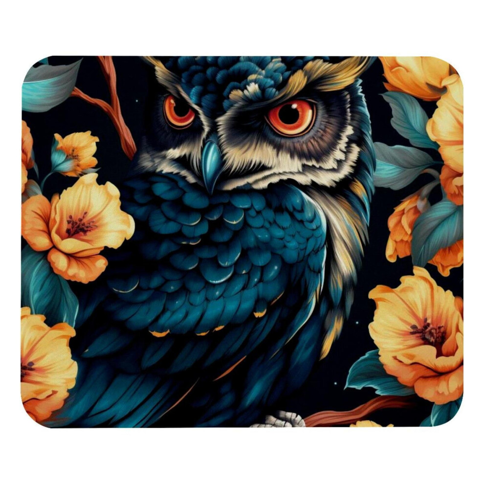 Owl Mouse Pad Soft Rubber Base 25X20cm 9558830384919