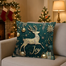 Capas de Almofada de Natal 45x45cm em Algodão