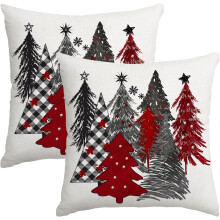 Capas de Almofada de Natal 50x50cm, Conjunto de 2