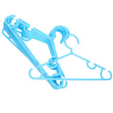 10-Pack Small Baby Clothes Hangers – Sky Blue PP