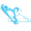 10-Pack Small Baby Clothes Hangers – Sky Blue PP 1