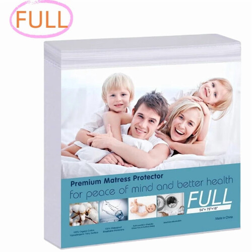 Protège-matelas en coton biologique, taille standard