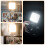 Luce LED tascabile per video 2000 mAh 3000K-6500K 2