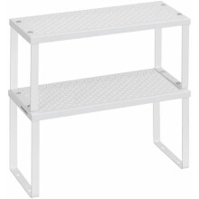 Set van 2 metalen kastplankorganizers