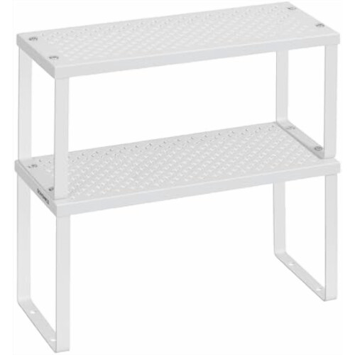 Set van 2 metalen kastplankorganizers
