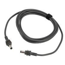 Cabo de alimentação CC para satélite 18AWG, cinza, IP68 para uso externo.