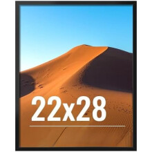 Cadre photo noir 11x14 avec plexiglas HD