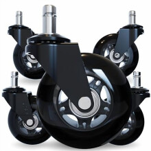 Rollerblade irodai szék kerekek fekete 5 darabos szett