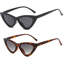 Retro-Sonnenbrille im Cat-Eye-Stil für Damen, Kunststoffrahmen