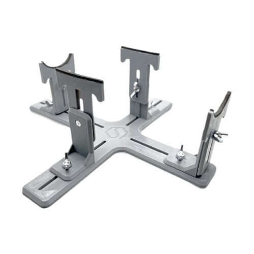 Model Display Making Painting Tool Model Plane Accessories Easy to Use Gray Stand
