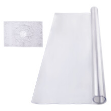 Clear PVC Desk Protector, 40x60", 1.5mm, Water-Resistant & Easy-Clean Rectangle Table Cover for Office, Dining, Nightstand