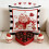Federa a forma di cuore 45x45 cm per divano e letto 1