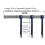 Shirthouder Nylon 1 paar Zwart/Wit 4