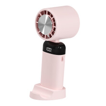 Faltbarer rosa USB-aufladbarer Ventilator 3600mAh桌面冷却风扇
