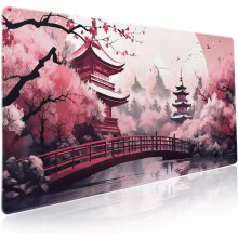Pink Cherry Blossom XXL Gaming Musemåtte 90x40cm