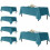 Rektangulära dukar 137 x 283 cm, polyester, 6-pack 1