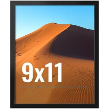 Cadre photo noir 11x14 avec plexiglas HD