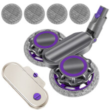 Dweilkop Vervangen voor V12 Digital Slim, V10 Slim Draadloze Stofzuiger, Dweilkop + Watertank + 6 Doekjes