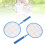 Set di Racket da Badminton per Bambini con Bag, 2 Volantini e Palla, Blu 13
