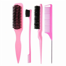 Kartáč na vlasy s kančími štětinami pro elegantní styling a kontrolu okrajů