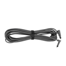 Gen 2 V2 15 pieds câble satellite 1200 Mbps IP68 noir