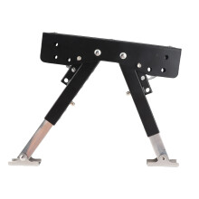 Folding Support Step Stainless Steel 2.8‑11.4 Inch Adjustable for RV & Camper