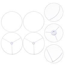 Ensemble de 2 armatures d'abat-jour en fer blanc