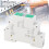 Medidor de voltaje DC LED de 3 dígitos 11V-310V para riel DIN PC 8