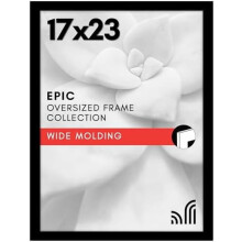 Black Picture Frame 17x23 inch Polished Plexiglass
