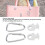 2 pezzi moschettoni per borsa da spiaggia in ABS e alluminio, argento-bianco 4