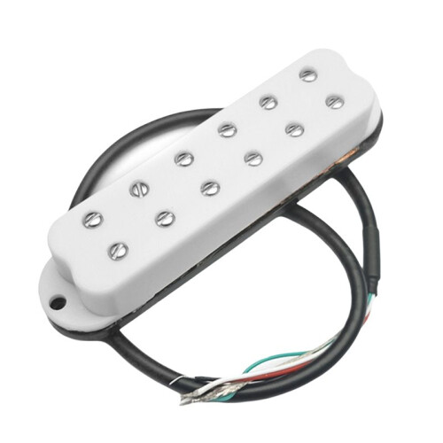 Gitarr Pickup Lågt Brus Hög Utgång Dual Coil Enkel Gitarr Pickup Gitarrdelar Vit 2