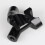 Black 3.5Inch Tall Pullback Handlebar Risers for  Softail Dyna Sportster Touring Pullback Aluminum Straight 9