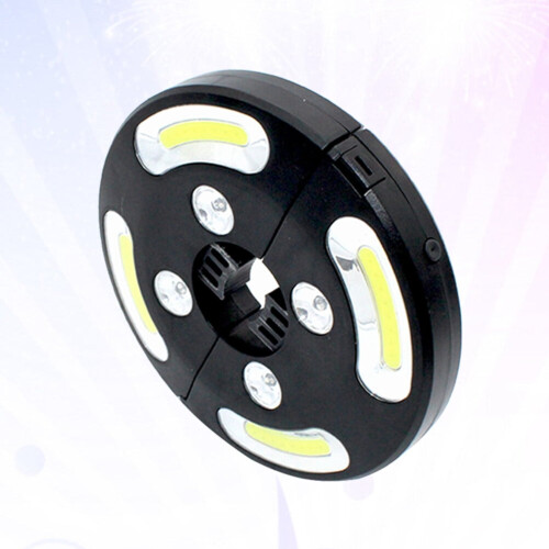 FRCOLOR Lampe de parasol portable LED blanc chaud noir