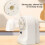 Electric Ice Crusher 2000mAh USB Rechargeable Shaved Snow Cone Machine 5