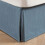 Waffle Weave Bed Skirt 14" Drop TwinXL Polyester 1