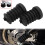 Rubber Rear Fork Boots  Covers Protector for  Touring Street Electra Glide Road King 1997-2013 3