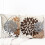 Conjunto de 2 capas de almofada de linho com bolinhas pretas, 45x45 cm (18x18 polegadas) 1